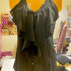 Banana Republic 100% Silk Sleeveless Blouse